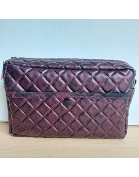 Sac Rectangulaire aubergine - Fait main