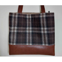 Sac élégant marron - Fait main