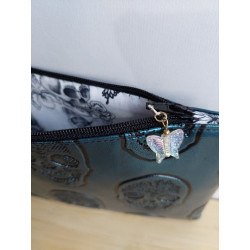 Pochette Halloween bleue - Fait main