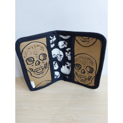 Porte-carte Haloween Or - Fait main