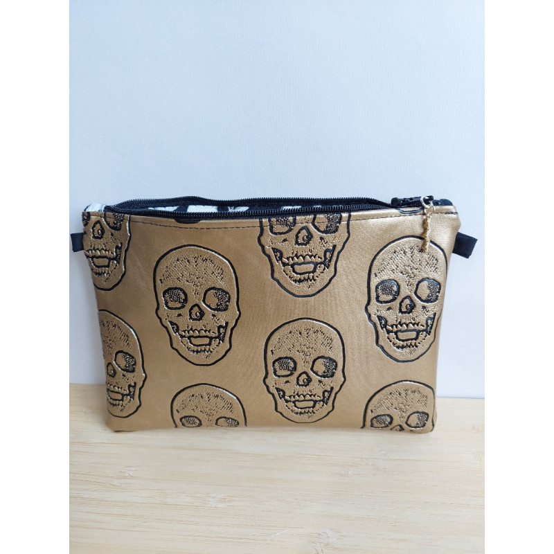Pochette Halloween or - Fait main Pochette Halloween or - Fait main