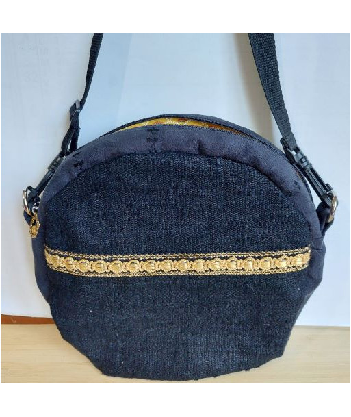 Sac rond en jean - Fait main Sac rond en jean - Fait main