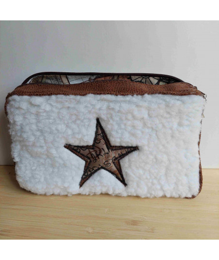 Sac rectangle Mouton - Fait main
