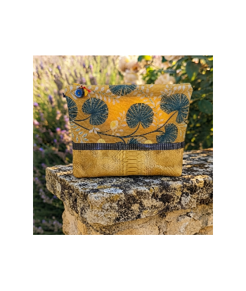 Pochette midinette ensoleillée - Fait main