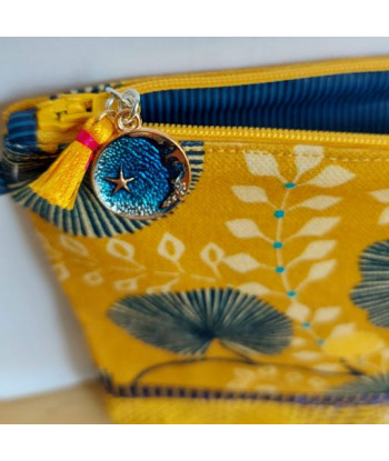 Pochette midinette ensoleillée - Fait main