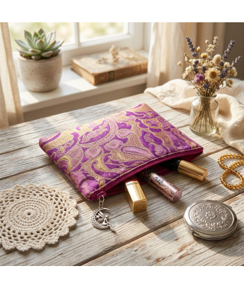 Pochette fée violette - Fait main