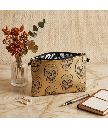 Petite pochette Halloween dorée faite main | Menozzia