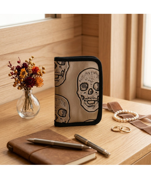 Porte-cartes Halloween doré fait main | Menozzia
