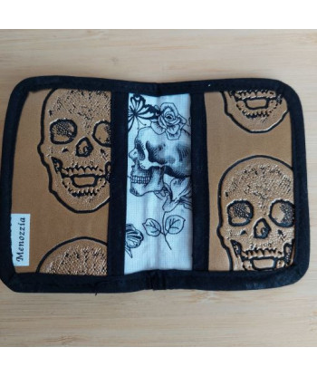 Porte-cartes Halloween doré fait main | Menozzia
